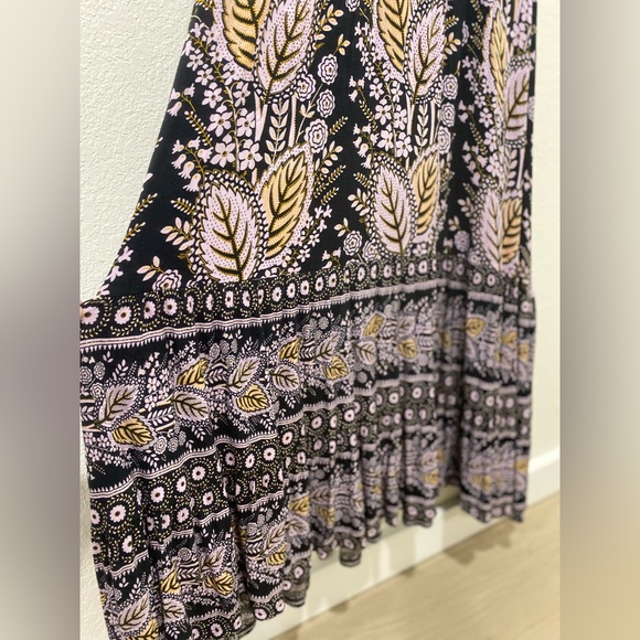 MEAVE Lavender Leafy Bohemian Maxi Dress - Picture 7 of 8